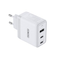  Lādētājs DUZZONA T1 65W 2xUSB-C/USB-A white 